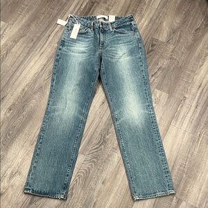 Aritzia Blue Straight Leg Jeans
